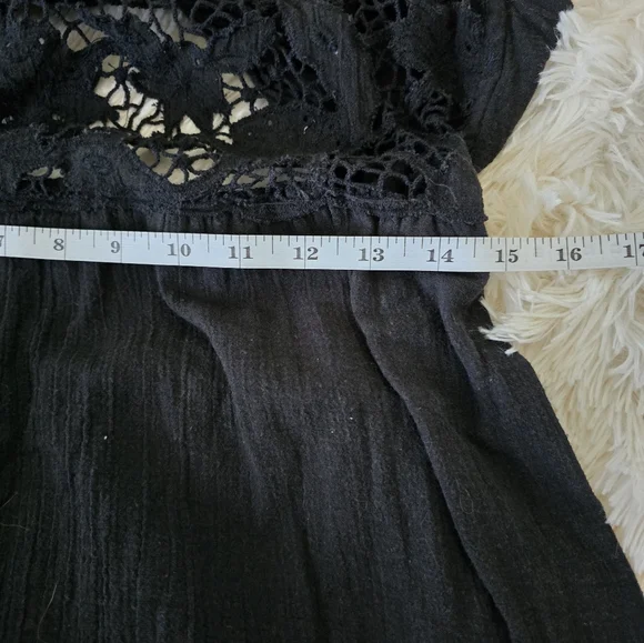S. O. L. D. Free People Black Day Dream Shorts Romper size S/P - Picture 14 of 16